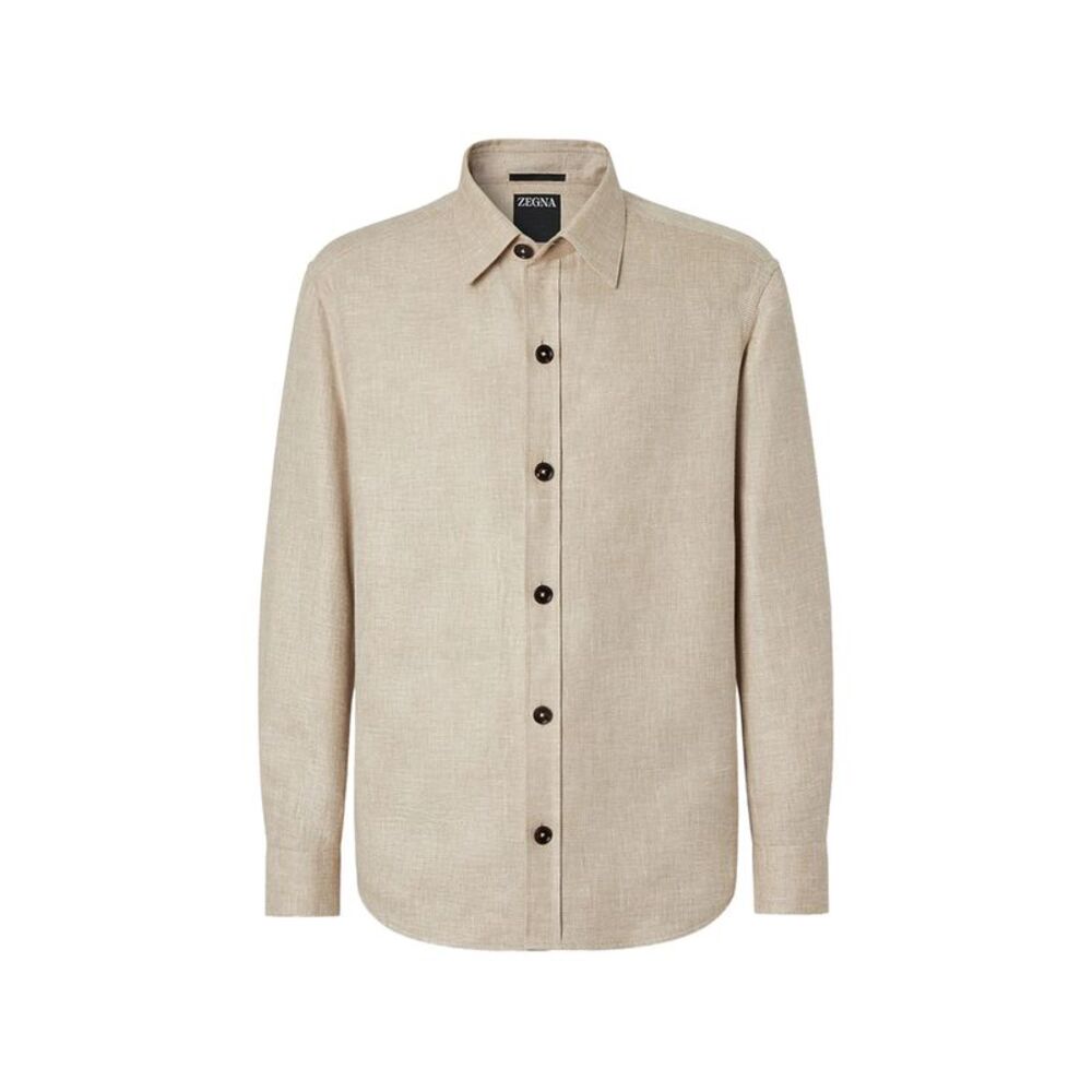 Zegna Neutrals Shirts Men